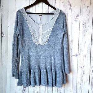 Free People ruffle top
